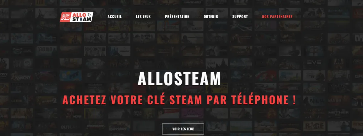 AlloSteam - développé par Florian LEROY