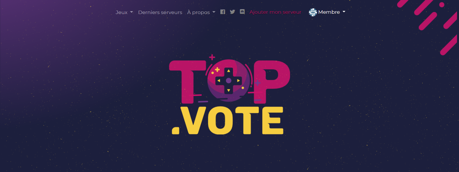 Top.vote - développé par Nity Pro